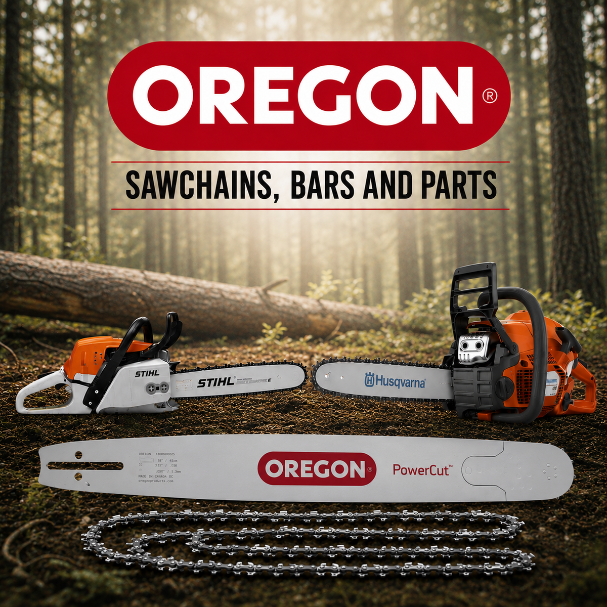 Saw Chains, Bars and Parts