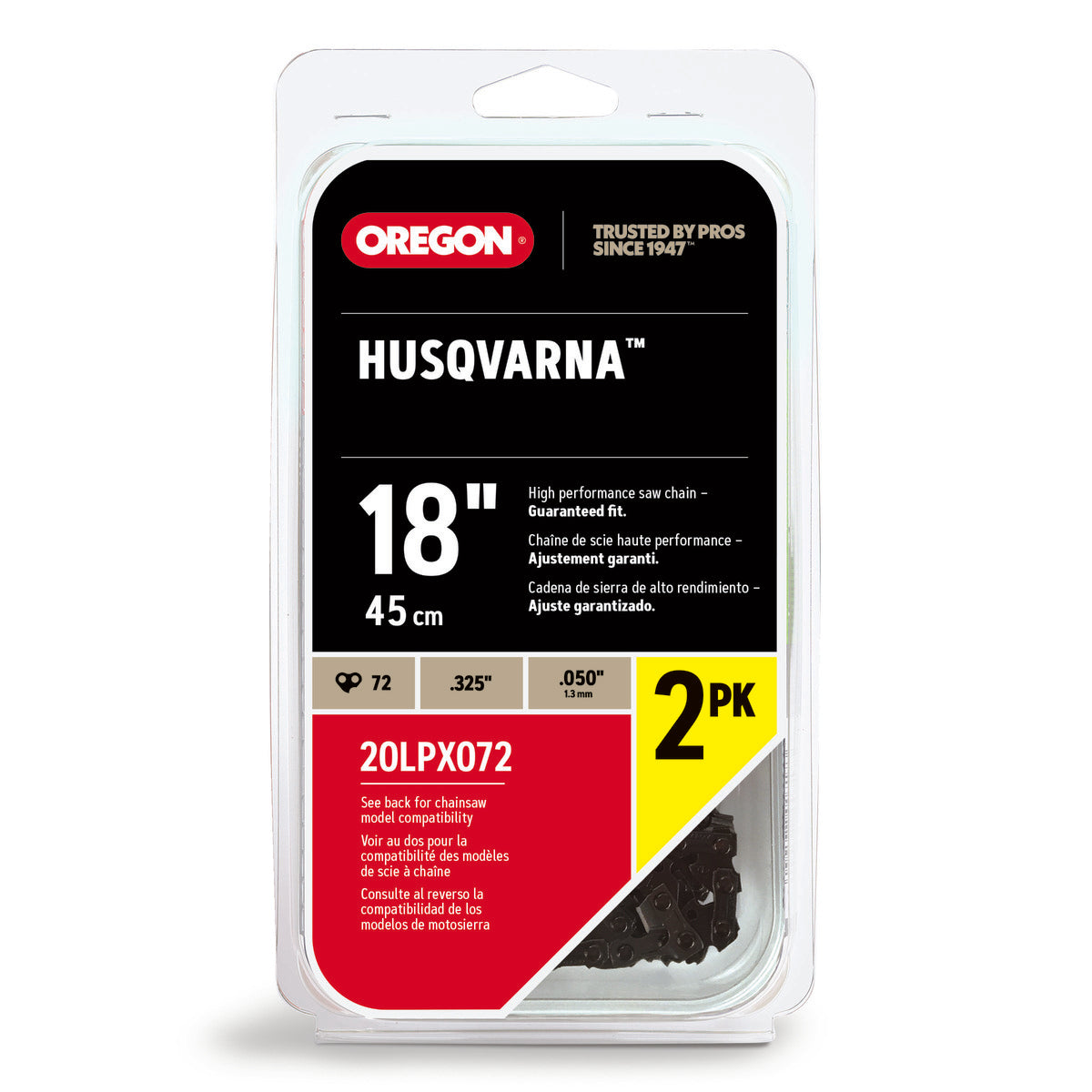 Oregon® 18" Saw Chain 2-Pack