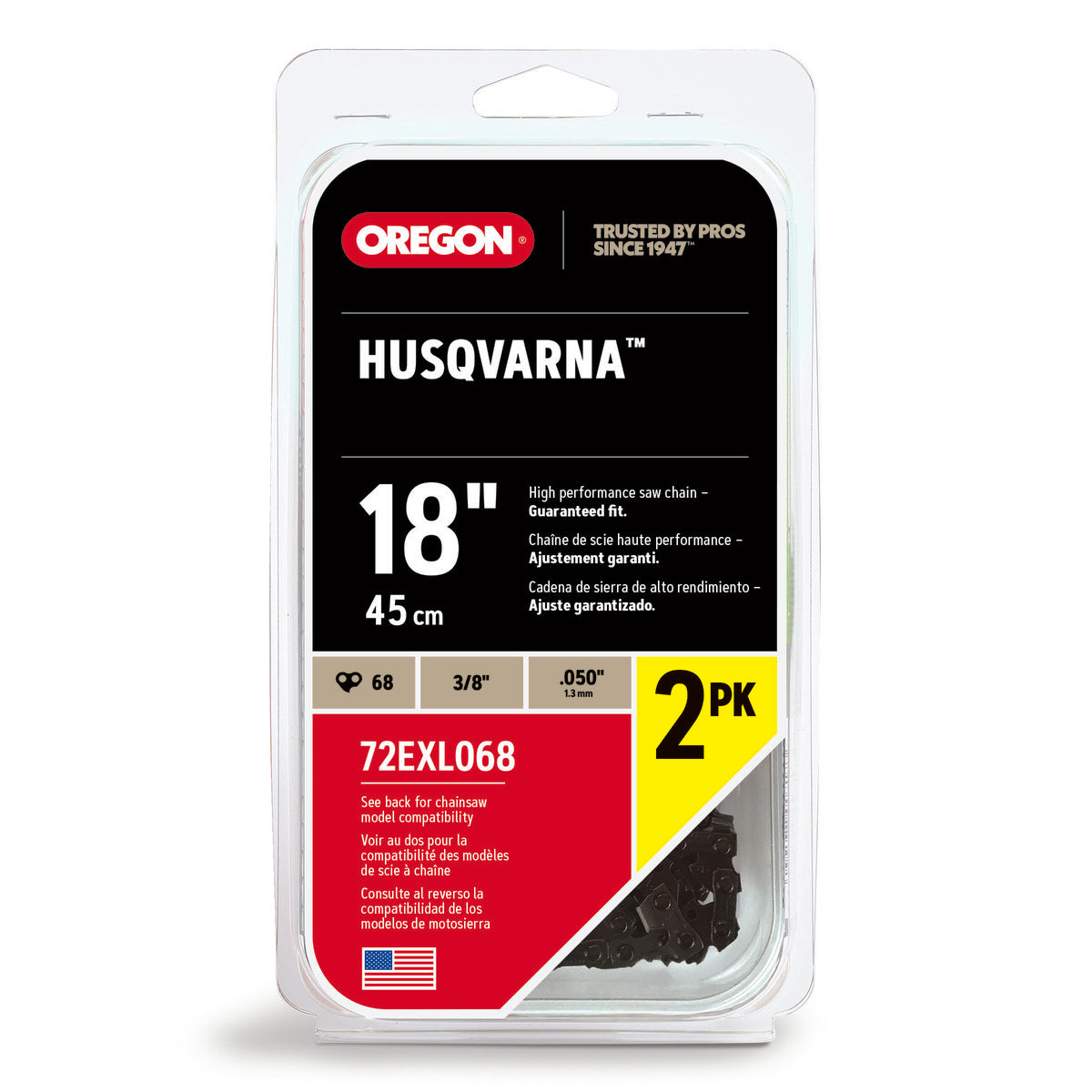 Oregon 72EXL068 2-Pack Saw Chain