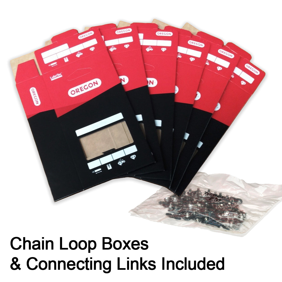 Oregon Loop Boxes and Chain Connecting Links